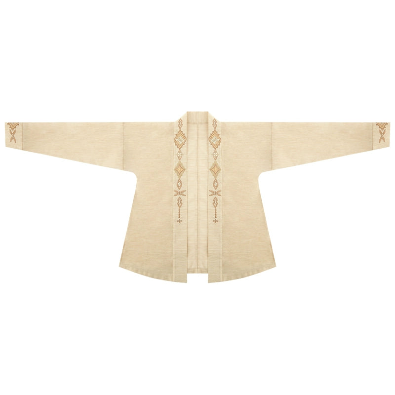 More than thirteen [Bing Candle Tour] Embroidered Tencel Top Two Skirts Song Hanfu song HanFuDreams Cardigan S