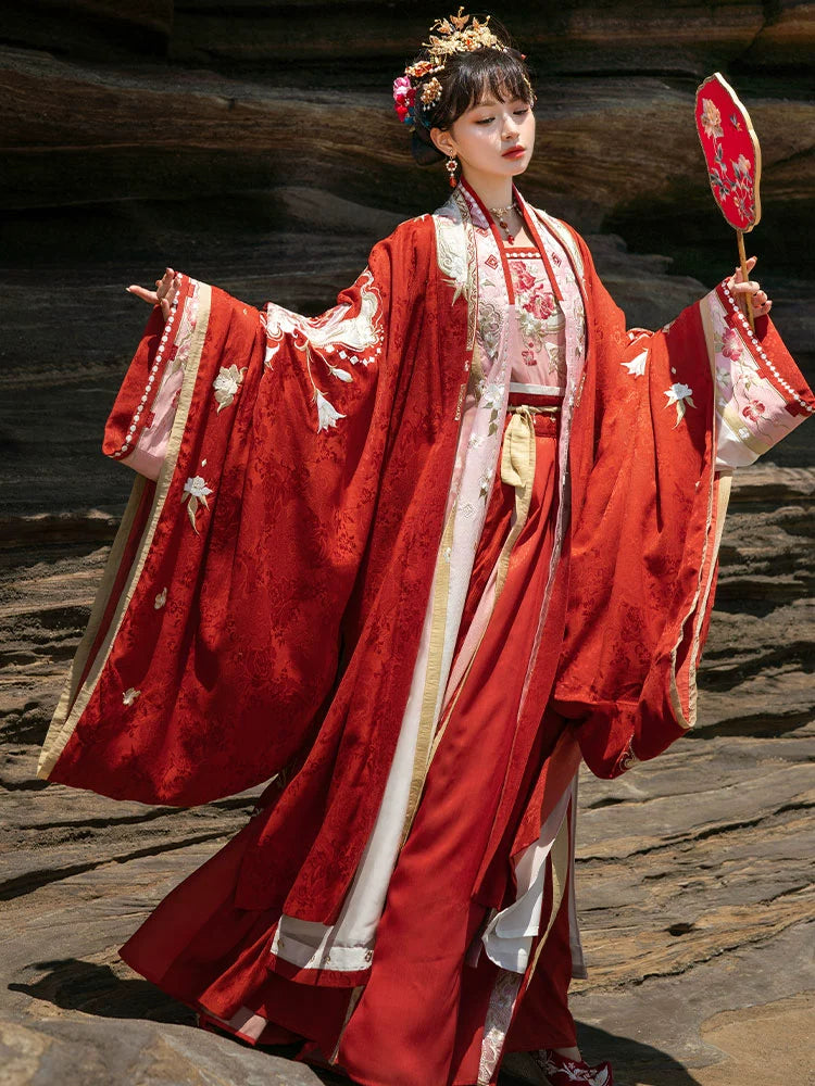 More than thirteen [和合花开] wedding clothes, Song-made Hanfu women song HanFuDreams