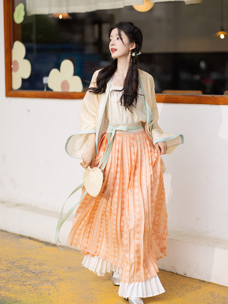 Song Dynasty Cardigan Shorts Hundred Skirts Hanfu song HanFuDreams
