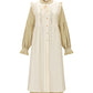 Han element cotton long than armor stand-up collar long shirt Hanfu