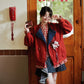 More than thirteen [Quguang] lapel shirt fake two pieces of national style woolen coat