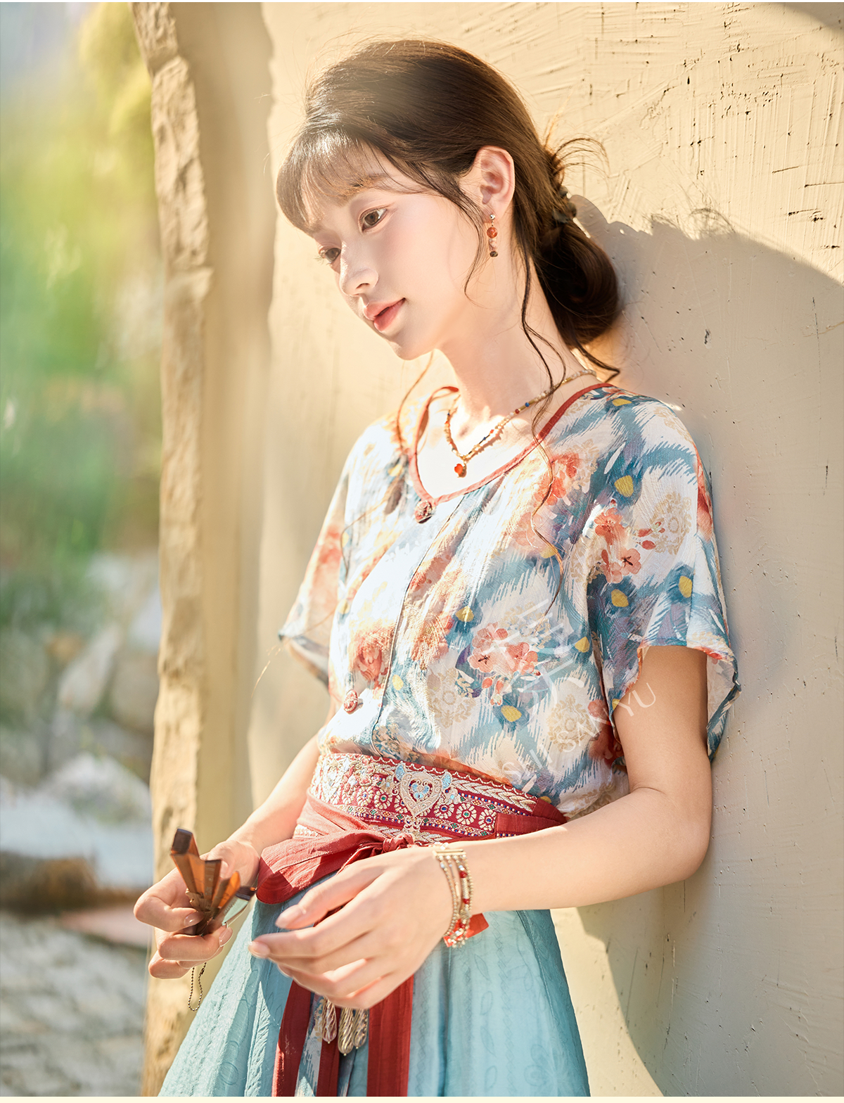 More than thirteen [胭脂湖] Tencel printing  Tang Hanfu Summer HanFuDreams