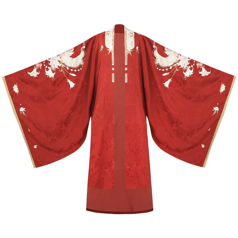 More than thirteen [和合花开] wedding clothes, Song-made Hanfu women song HanFuDreams Big sleeve shirt XS