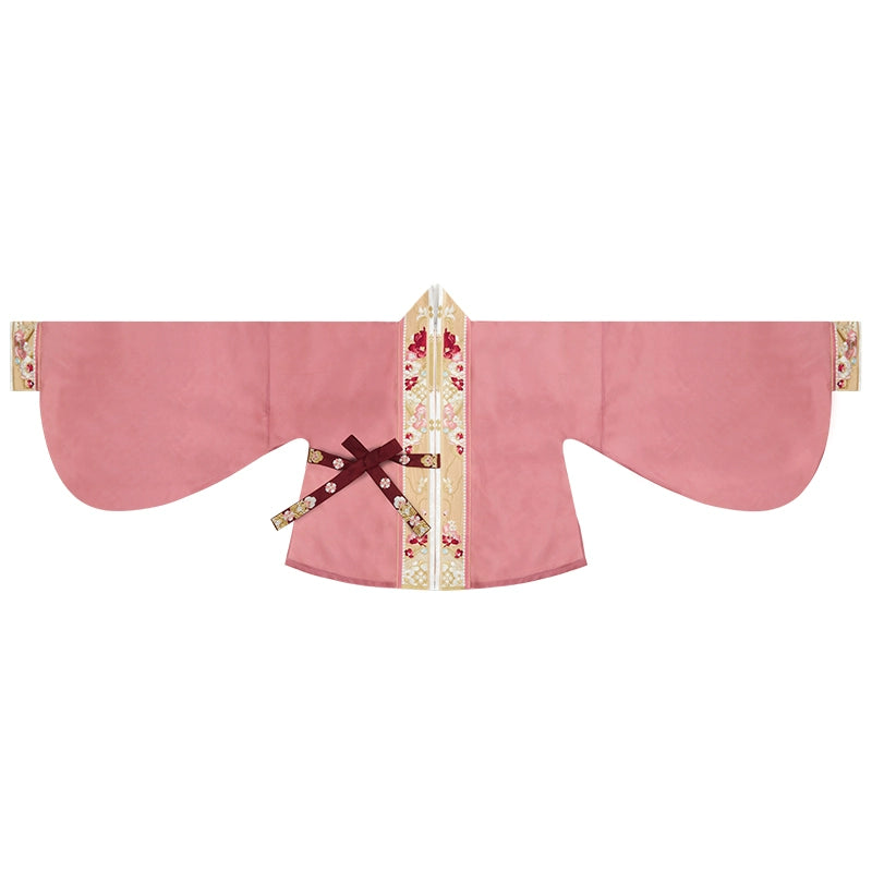 More than thirteen [shining gold] woven gold horse dress toast engagement clothes ming HanFuDreams Straight collar placket (pair) XS