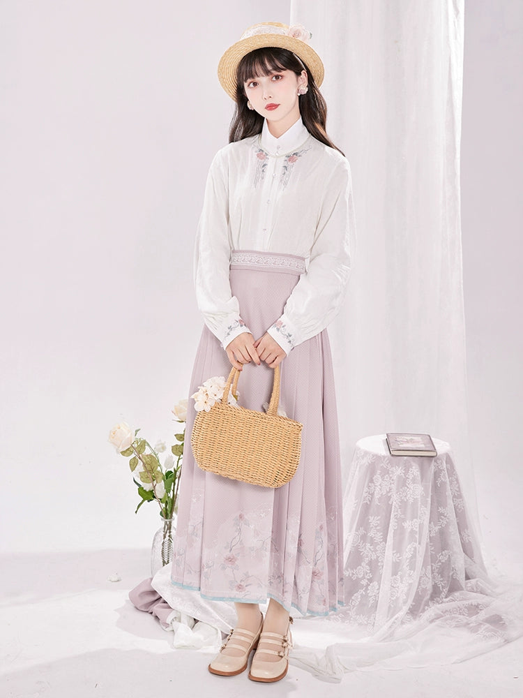 Ming cardigan shirt horse face hanfu ming HanFuDreams