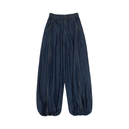 July Eve [Guanghan Cheese] Denim Short Bijia White Shirt Bloomers Han han HanFuDreams Guanghan cheese, pants XS