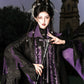 More than thirteen [Sleeping Thorns] black and purple jacquard fake two cloaks modern HanFuDreams