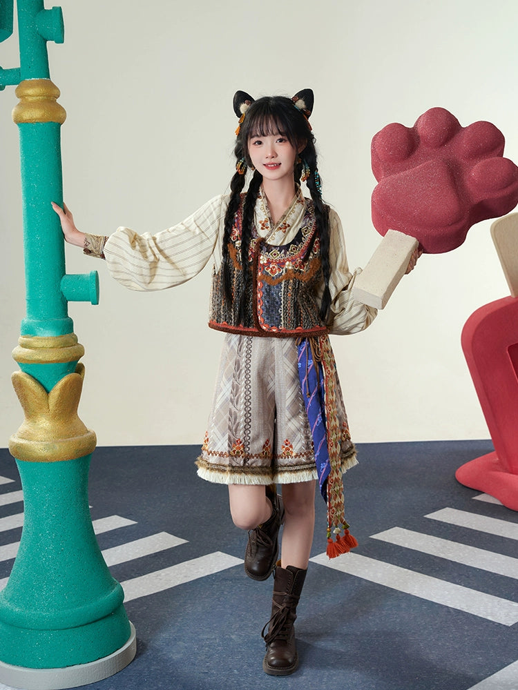 More than thirteen [Disney, Nick - Foxtail Pursuit] vest shorts set modern HanFuDreams