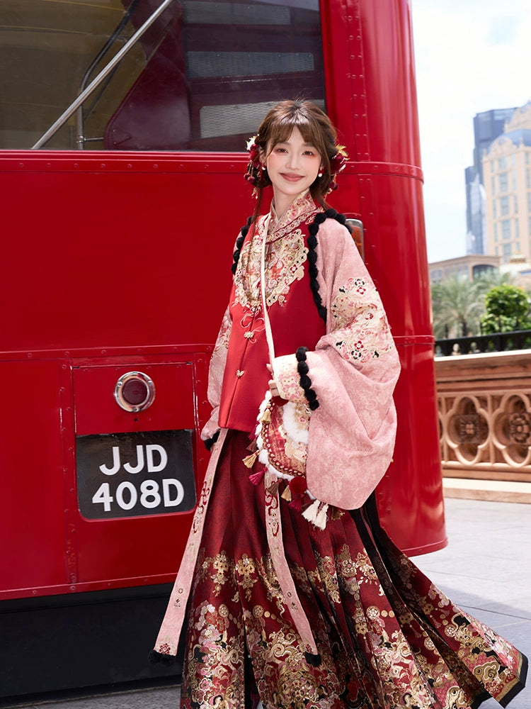 More than thirteen [Spirit Snake Shou Sui] New Year's clothing than a horse face skirt ming HanFuDreams