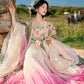 More than thirteen [吹梦生花] large sleeve shirt suspender skirt Hanfu tang HanFuDreams