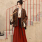 Jin made pleated clothes Shangyu linen broken skirt  Hanfu