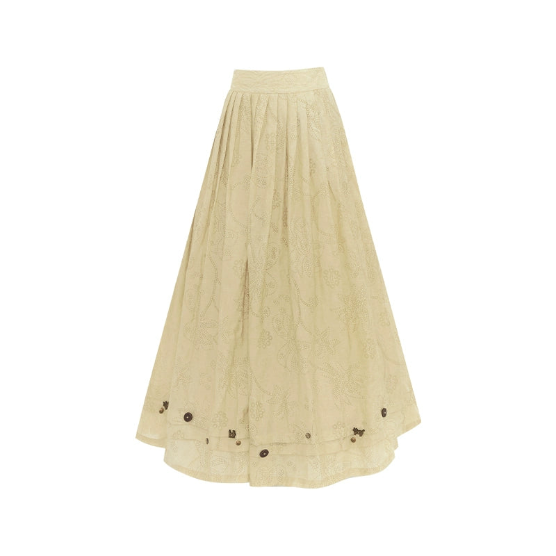 More than thirteen [Wen Song] Tencel sticker inside dress under skirt Han elements han HanFuDreams lower skirt S