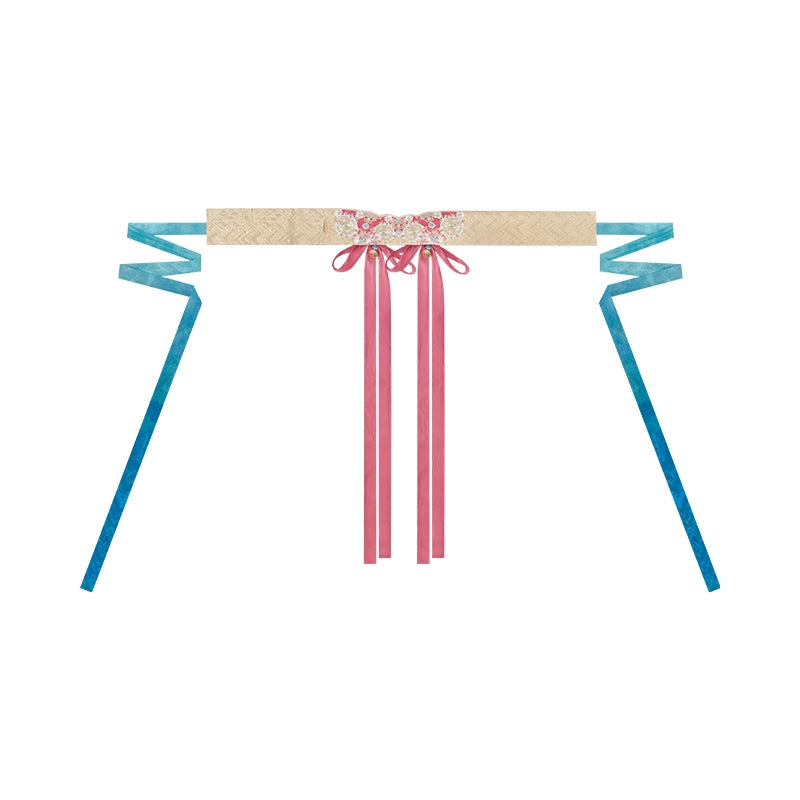 More than thirteen [Begonia explanation] Straight train heavy industry cloud shoulder hanfu han HanFuDreams waist seal S