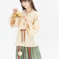 Square neck shirt pleated skirt Hanfu Mid-Autumn Festival limited edition rabbit ming HanFuDreams