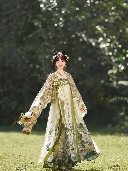 More than thirteen [春晓幻梦诗] Cardigan chest skirt Hanfu women han HanFuDreams