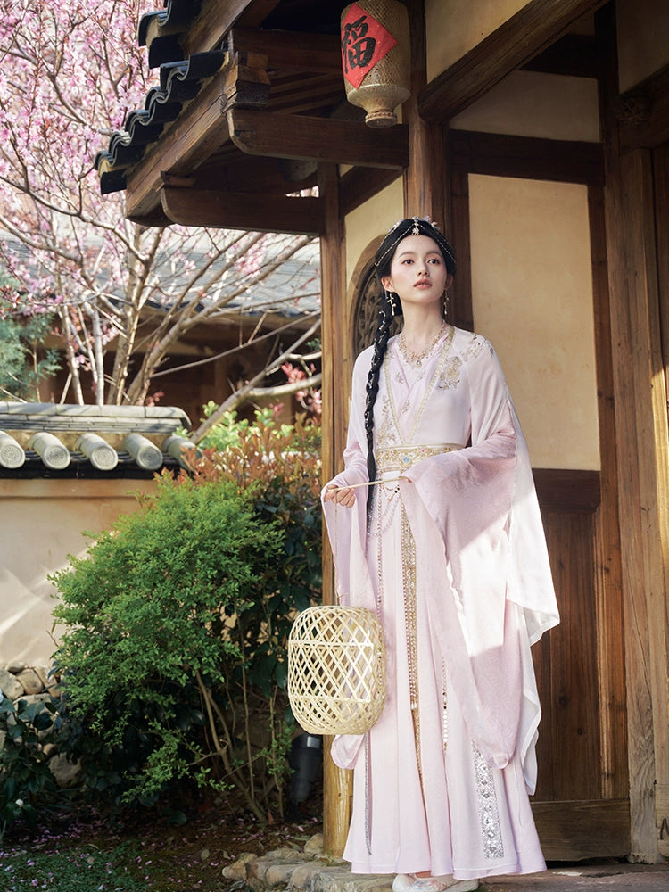 More than thirteen [淮水暮云] Liu Shishi has the same Han element dress han HanFuDreams