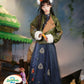 More than thirteen [Nick-Foxtrot Qingyun] leather round neck jacket Hanfu