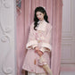 July Eve [Flower Snow Lying Shadow] Collar Long Jacket National Style Jacket Ming ming HanFuDreams