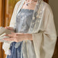 [Yulan Vase]Embroidered Chinese 2 Piece Summer Set Shisanyu