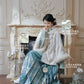 July Eve [Yan Xue Ning Bamboo] Pair Pipa Sleeve Short Armor Jacket han HanFuDreams