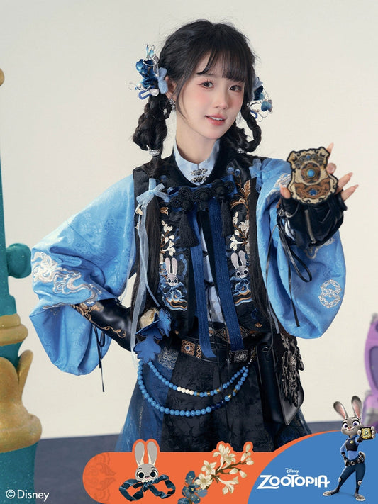 More than thirteen [Disney, Judy] embroidered vest pants Han element set HanFuDreams
