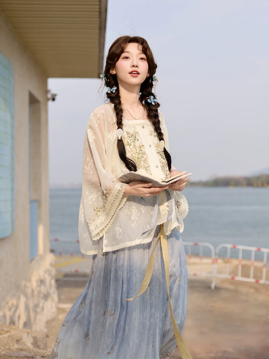 More than thirteen [Spring Reunion] Modern Hanfu 2-Piece Set modern HanFuDreams
