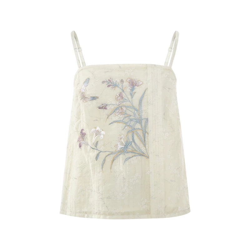 [xiaoshanyu] Hanfu Skirt Set in Polyester Cotton Blend song HanFuDreams Sling S