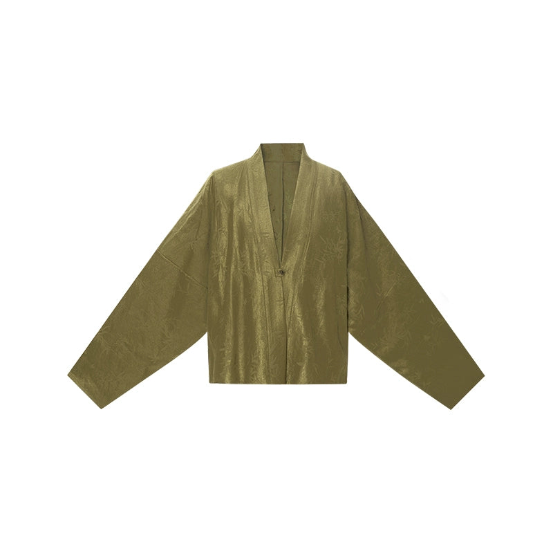 More than thirteen [Yaoshan Bell] plush jacket, velvet sundress, jacquard cardigan modern HanFuDreams Cardigan S