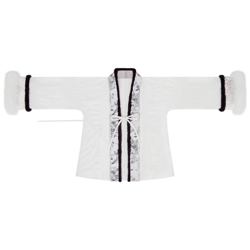 More than thirteen [Meishan Nongyu] Miaozi pair of cardigans and two skirts to improve Hanfu han HanFuDreams Cardigan XS