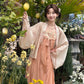 [Crimson Cloud] Tang Style Lyocell Hanfu Set tang Shisanyu 2-Piece Set S