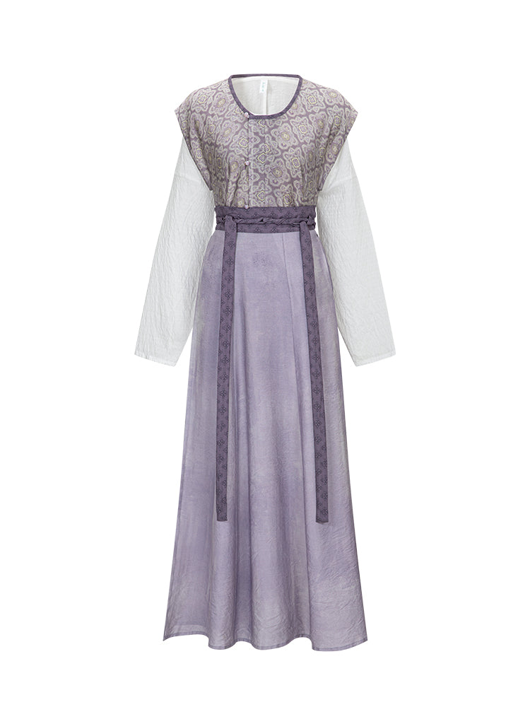 Tencel Acetate Tang Miaozi Short Shirt Skirt Hanfu