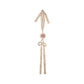 July Eve [Gold Powder] Gentle Jacket Closure Knitted Sweater Warm Jacket han HanFuDreams Gold dust reflects snow, ribbons M