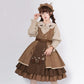 Autumn and winter lolita cat detective JSK Japanese is open retro college style