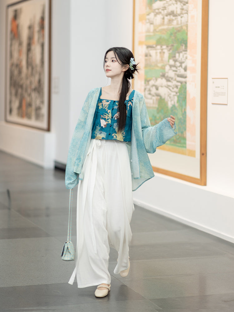 Ming-made main straight waist pants shorts Hanfu women ming HanFuDreams
