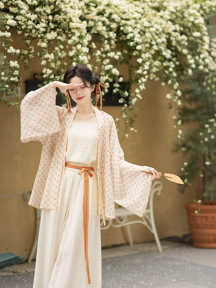 Jin‑Style Tencel Modified Hanfu Set jin Chixia