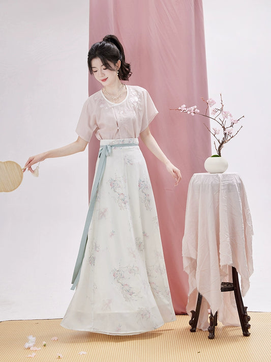 Cotton Tang Zizi one-piece skirt Hanfu