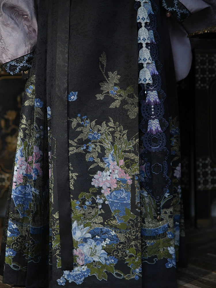 More than thirteen [HuHuaLing] horse dress Ming Hanfu autumn and winter ming HanFuDreams