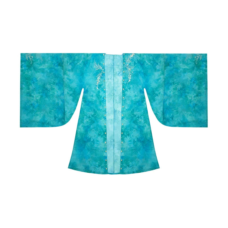 [Spring Breeze] Tang Style Hanfu Dress Set tang Shisanyu Wide-Sleeve Robe S