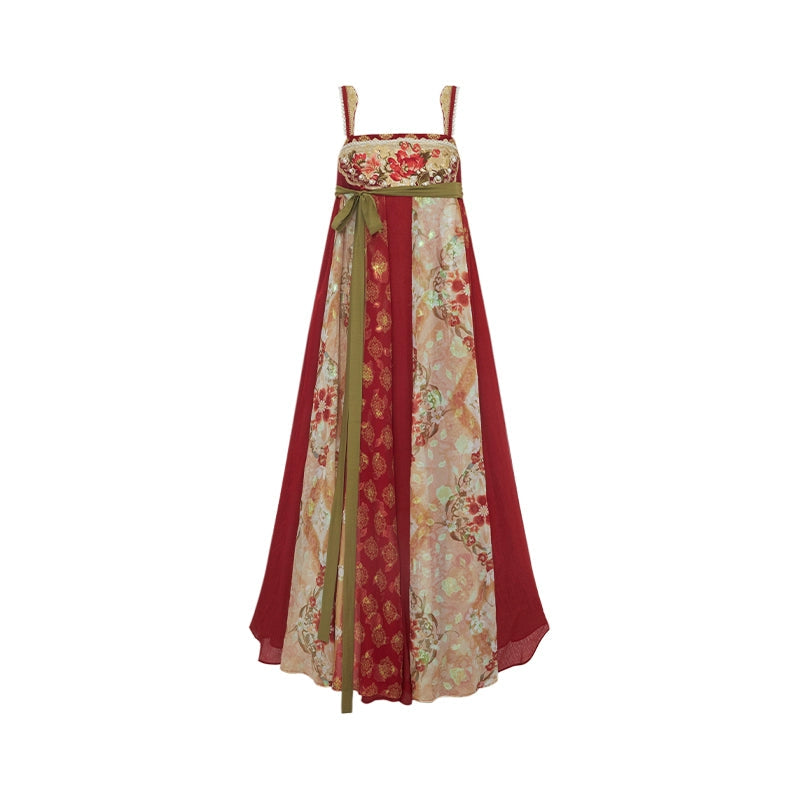 More than thirteen [火树银花] cardigan suspender chest skirt Tang Hanfu women tang HanFuDreams suspender skirt S