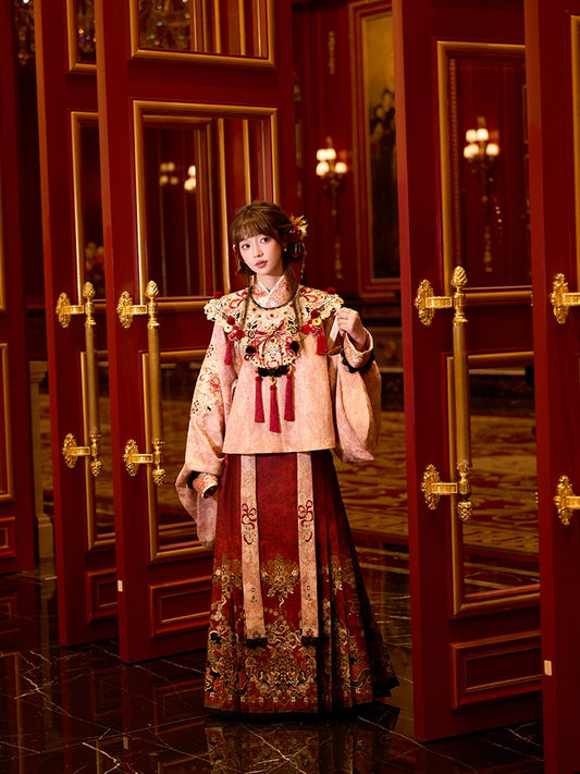 More than thirteen [Spirit Snake Shou Sui] New Year's clothing than a horse face skirt ming HanFuDreams