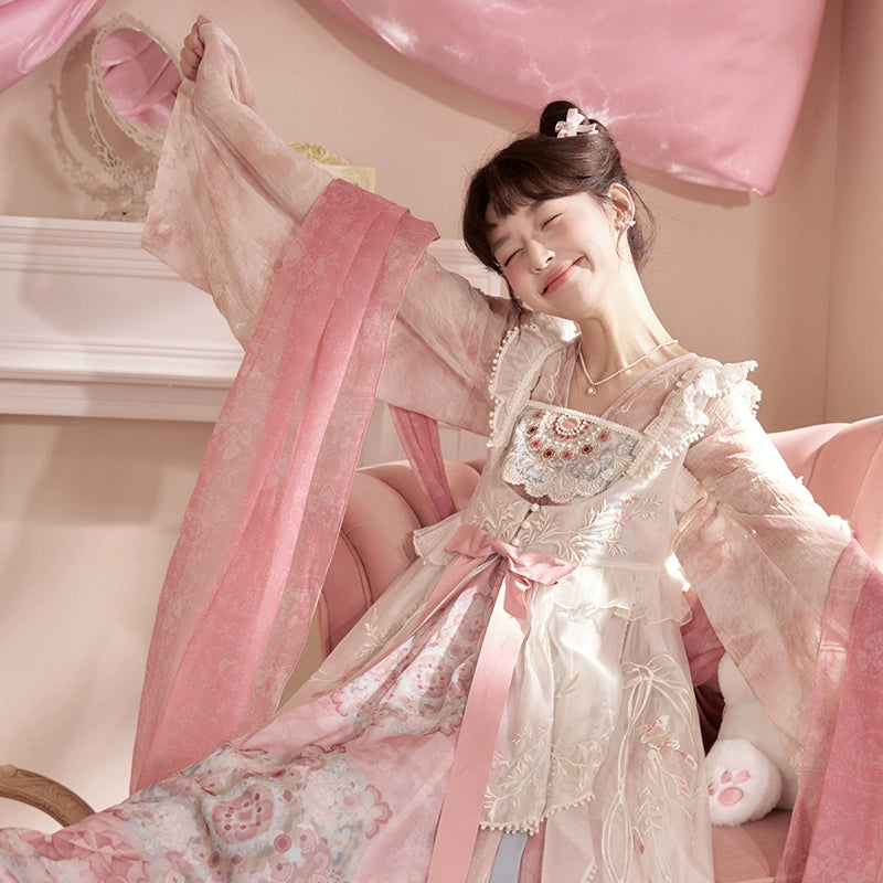 More than thirteen [Disney, Mary Cat] spring Hanfu modern HanFuDreams four-piece set XS