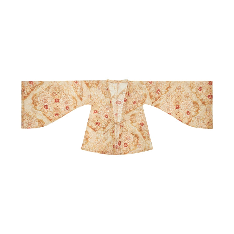 More than thirteen [火树银花] cardigan suspender chest skirt Tang Hanfu women tang HanFuDreams Cardigan S