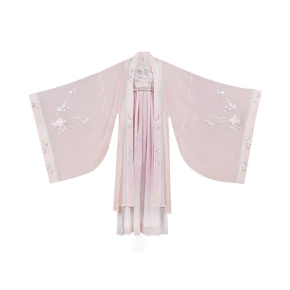Heavy Industry Embroidered Tang Feng Big Sleeve Shirt Hanfu