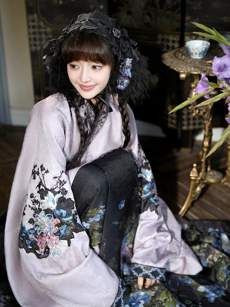 More than thirteen [HuHuaLing] horse dress Ming Hanfu autumn and winter ming HanFuDreams