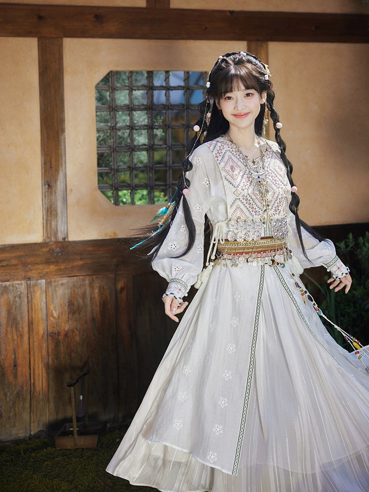 More than thirteen [Xianglan girl] Shen Yue Dongfang Qinlan same style han HanFuDreams