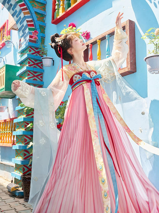 More than thirteen [七宝珠] suspender chest skirt Tang Hanfu HanFuDreams