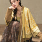 July Eve [caramel wood] embroidered knitted vest cardigan mesh skirt han HanFuDreams Suspender + Short Shirt + Half Arm + Pleated Skirt S