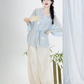 Modern Hanfu Summer Set — Cami Top, Cropped Shirt & Lantern Pants han Chixia