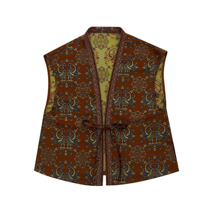 More than thirteen [Suzaku returning to the south] restored half-arm broken skirt Tang-made tang HanFuDreams half arm S