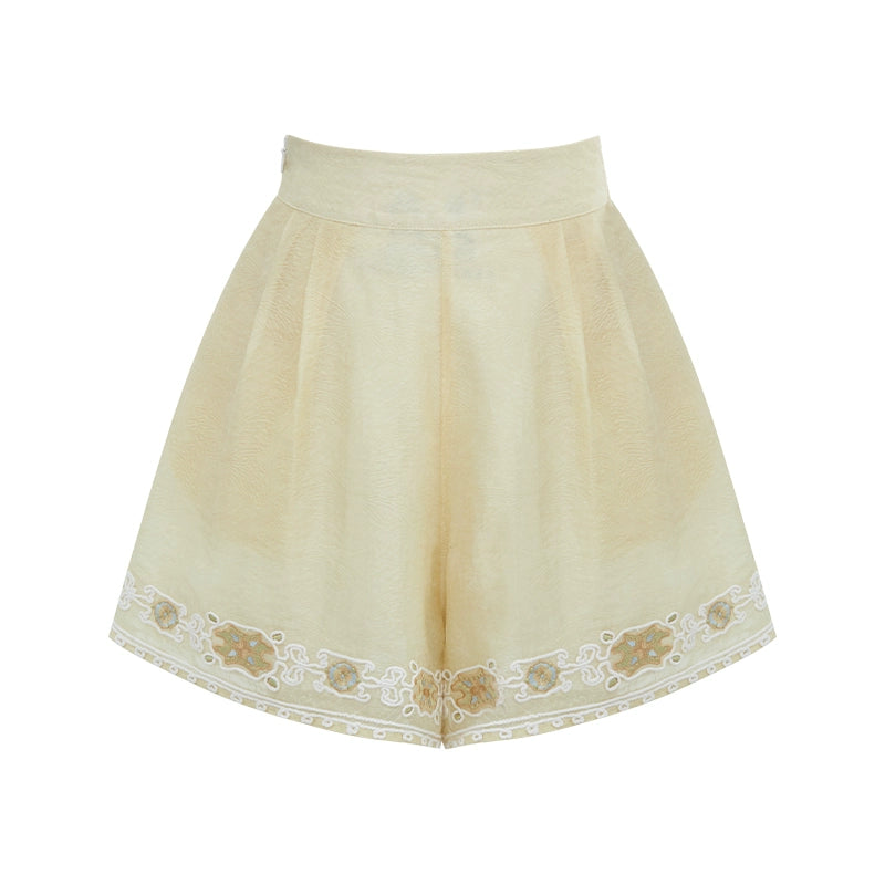 More than thirteen [闲游] shirts and shorts national style suit modern HanFuDreams shorts S